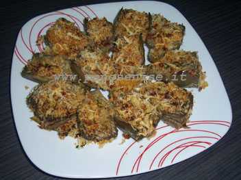 CARCIOFI RIPIENI GRATINATI