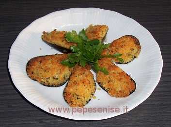 COZZE RIPIENE GRATINATE