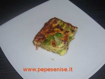 FRITTATA  DI CAVOLINI DI BRUXELLES AL FORNO