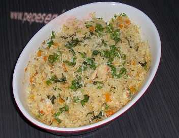 RISOTTO AL FORNO DI ZUCCA E SCAMPI 