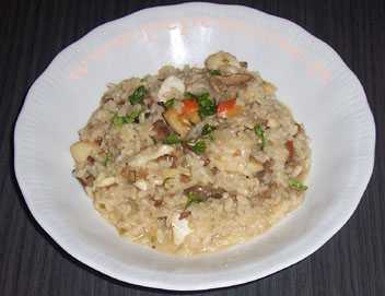 RISOTTO CON SCORFANO E CAPESANTE