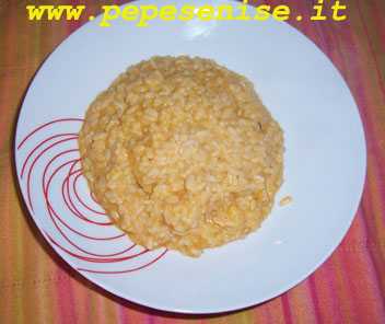 RISOTTO ALLA ZUCCA E CRESCENZA