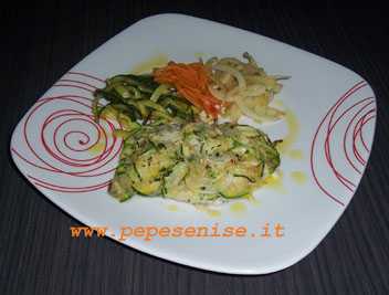 CERNIA CON ZUCCHINE E FINOCCHIO AL TIMO