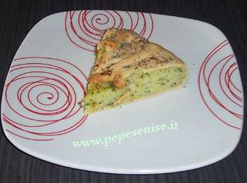 FOCACCIA CON RISO E ZUCCHINE