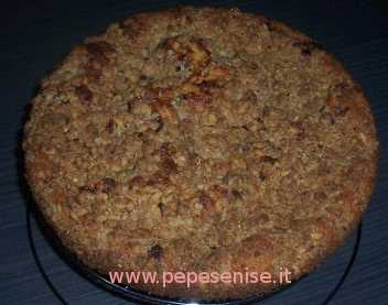 TORTA CON VISCIOLE E MUESLI