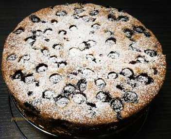 TORTA DI MIRTILLI E RIBES