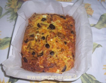 FRITTATA AL FORNO CON ZUCCA E PIOPPINI