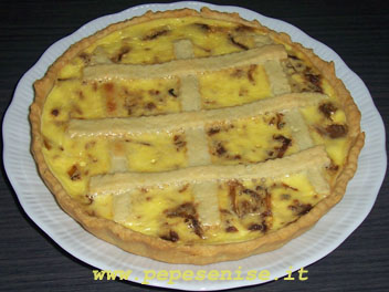 QUICHE DI PORRI, CIPOLLE E SPECK