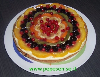 CROSTATA FRANGIPANE CON FRUTTA FRESCA