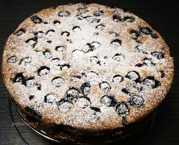 TORTA DI MIRTILLI E RIBES