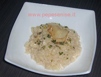 RISOTTO CON PERE E ROBIOLA